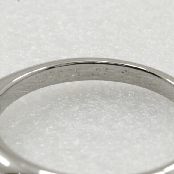 TIFFANY Silver Diamond Ring - Picture 7 of 7